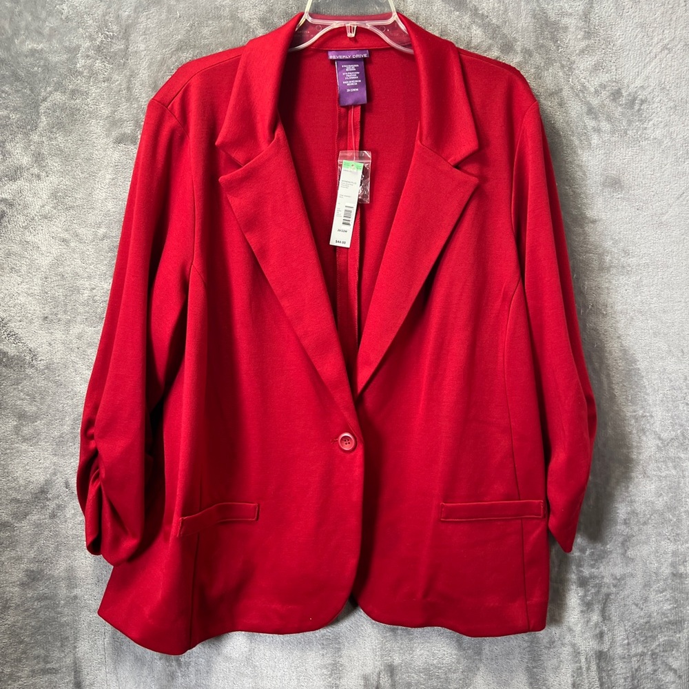 Beverly Drive Vibrant Red Women's Blazer